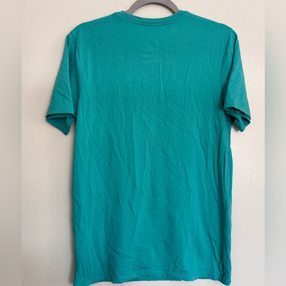 The NIKE Tee Athletic Cut Dri-Fit Elite Basketball Shirt - Men’s Size Small Teal - Picture 9 of 11